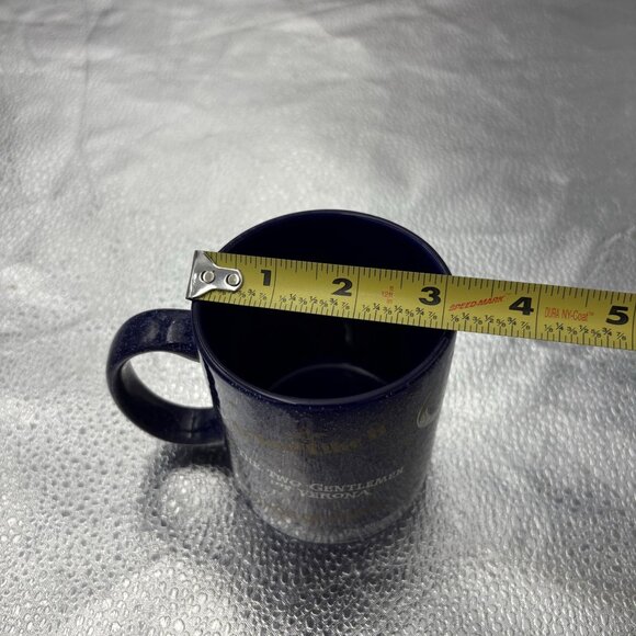 VTG 90s Oregon Shakespeare Festival‎ Ceramic Mug Blue 1997 elizabethan theater - Picture 7 of 9